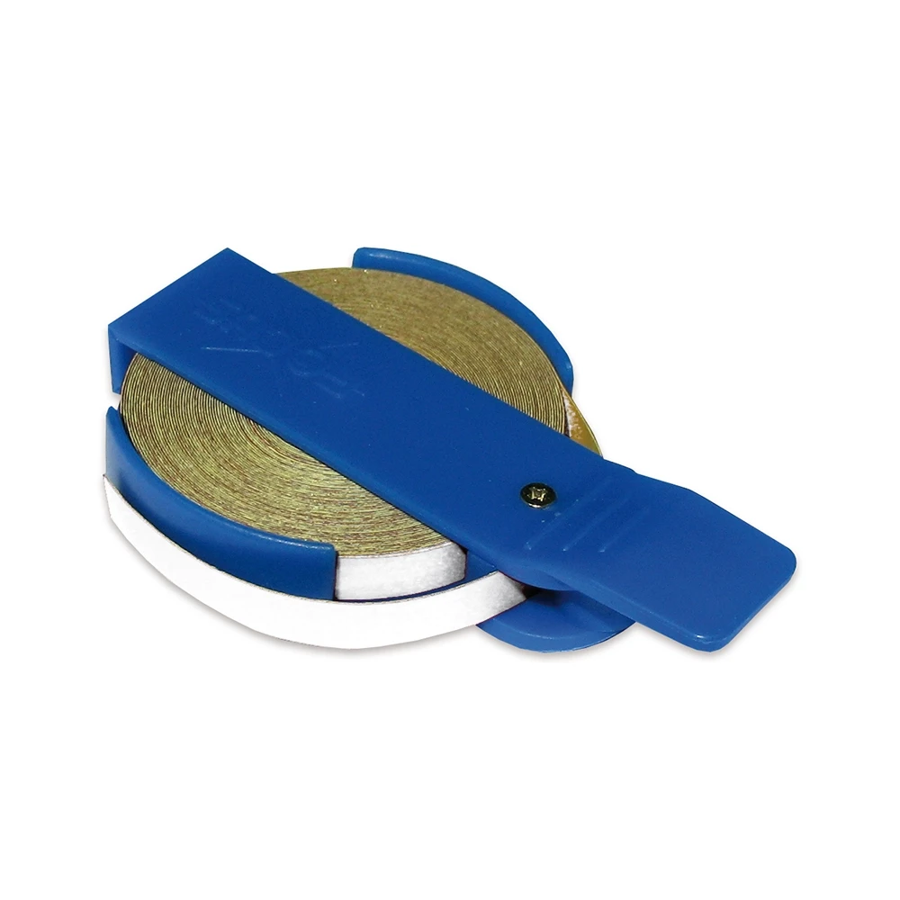 Felgenband 6mm/6m mit Lehre weiss metallic