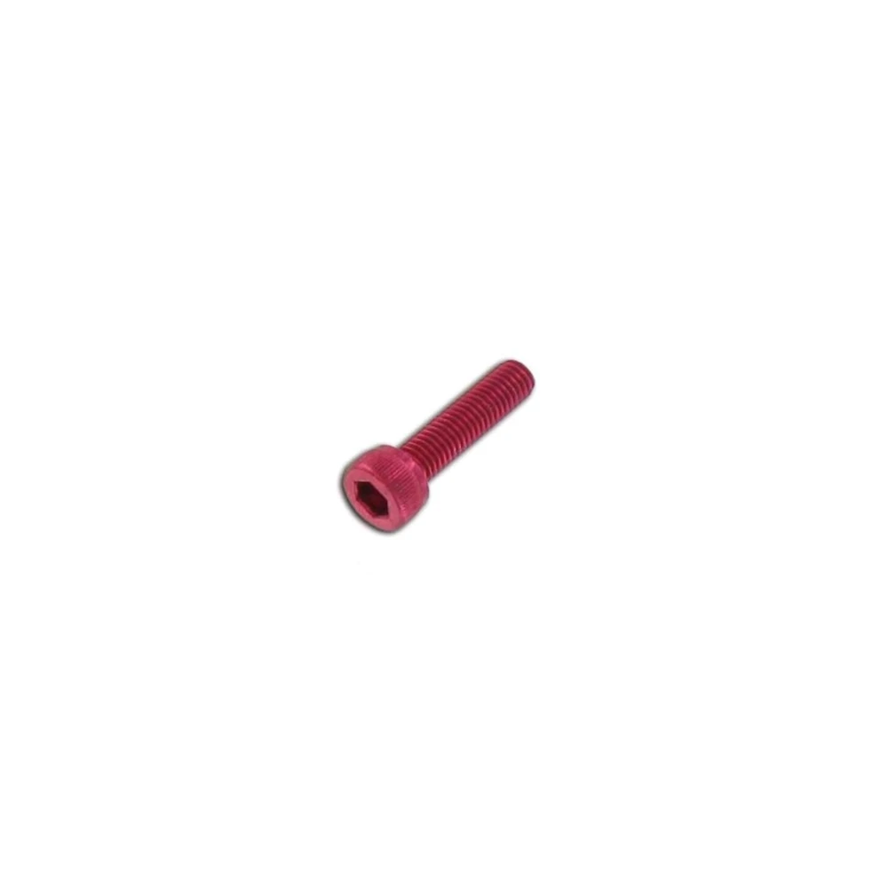 Inbusschraube M8x25mm Alu rot (6 Stück)