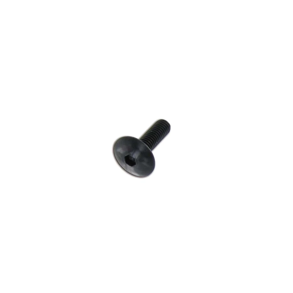 Flachkopfschraube M6x30mm schwarz (6 Stück)