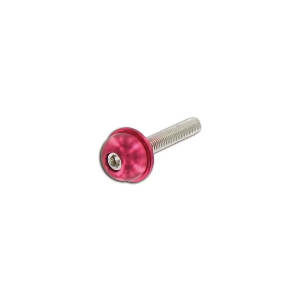 Rundkopfschraube M6x30 Inbus rot (12 Stück)