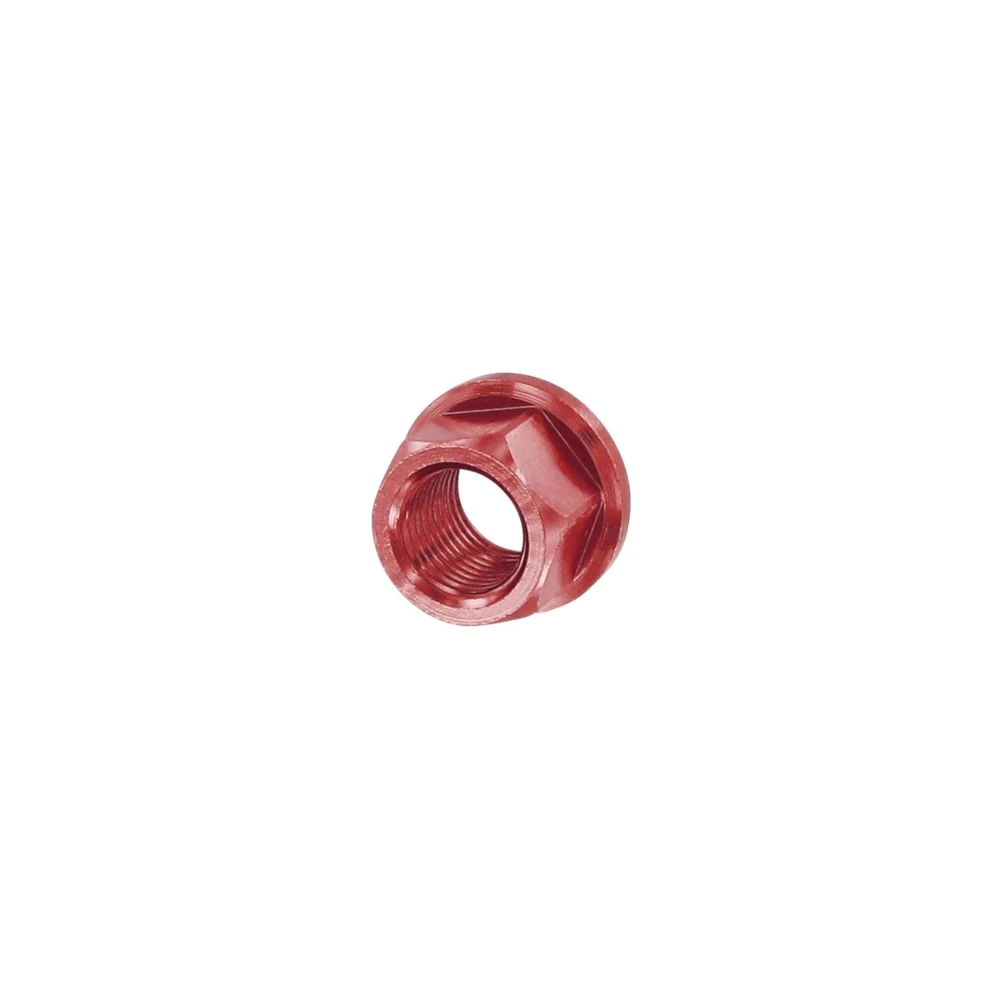 Radmutter M14x1.5mm Alu rot (1 Stück)