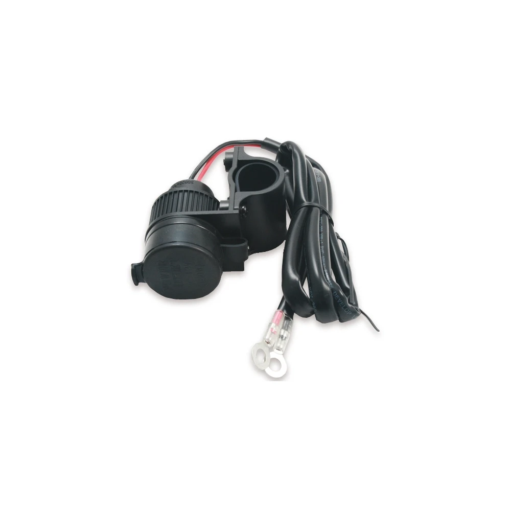 Steckdose/Zigarettenanzünder 12V mit Deckel für Lenkermontage