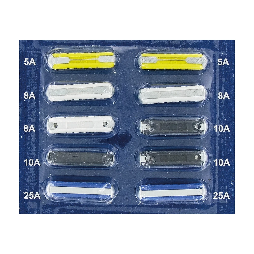 Sicherungen Keramik 5-25A (10 Stk) 6x25mm für unterwegs