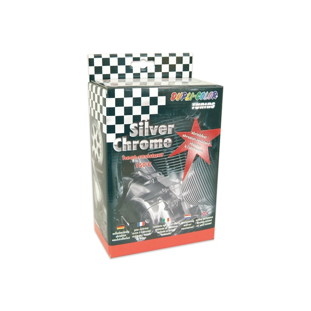 Silver chrom Set mit Staubbindetuch NETTOPREIS