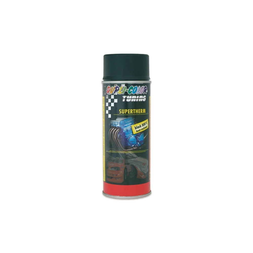 Spray DUPLI-COLOR SUPERTHERM Auspufffarbe schwarz 800°C Grad 400 ml