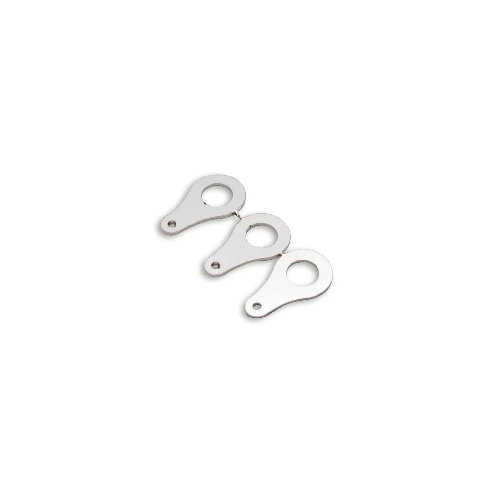 Schraublaschen für Sicherungsdraht Ø6.4mm (3 Stück).