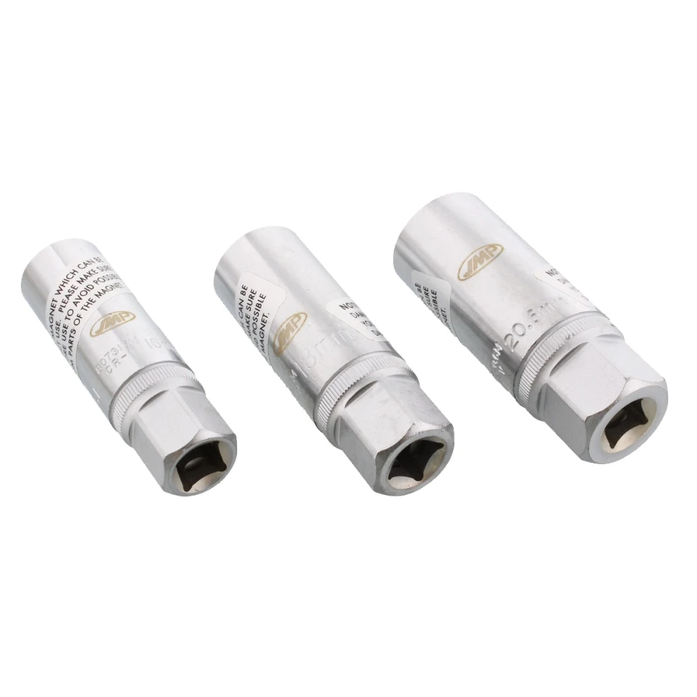 Kerzenschlüssel Stecknuss JMP SW 16/18/21mm 3/8 L: 70mm mit Magnet