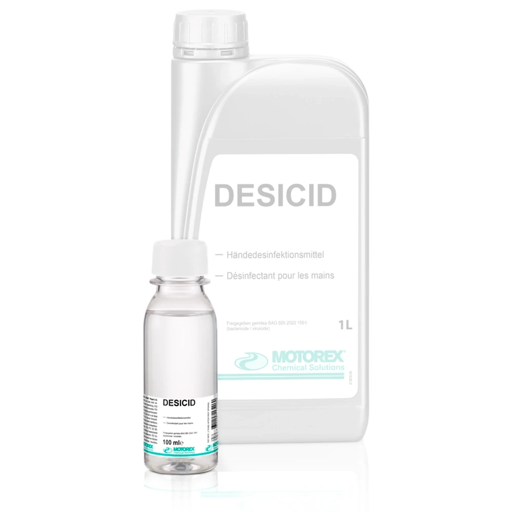 Händedesinfektionsmittel Motorex DESICID Pocket-Flasche 100 ml