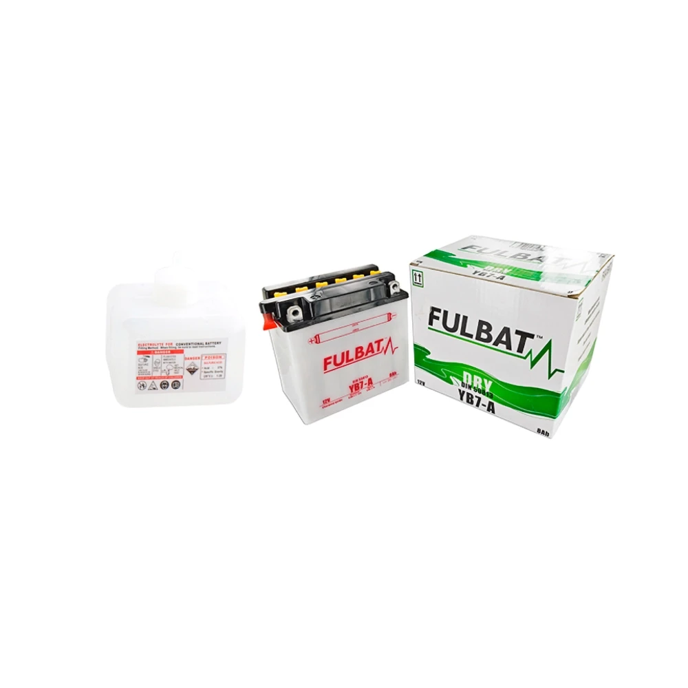 Batterie YB7-A FULBAT offen mit Säurepaket FB7-A