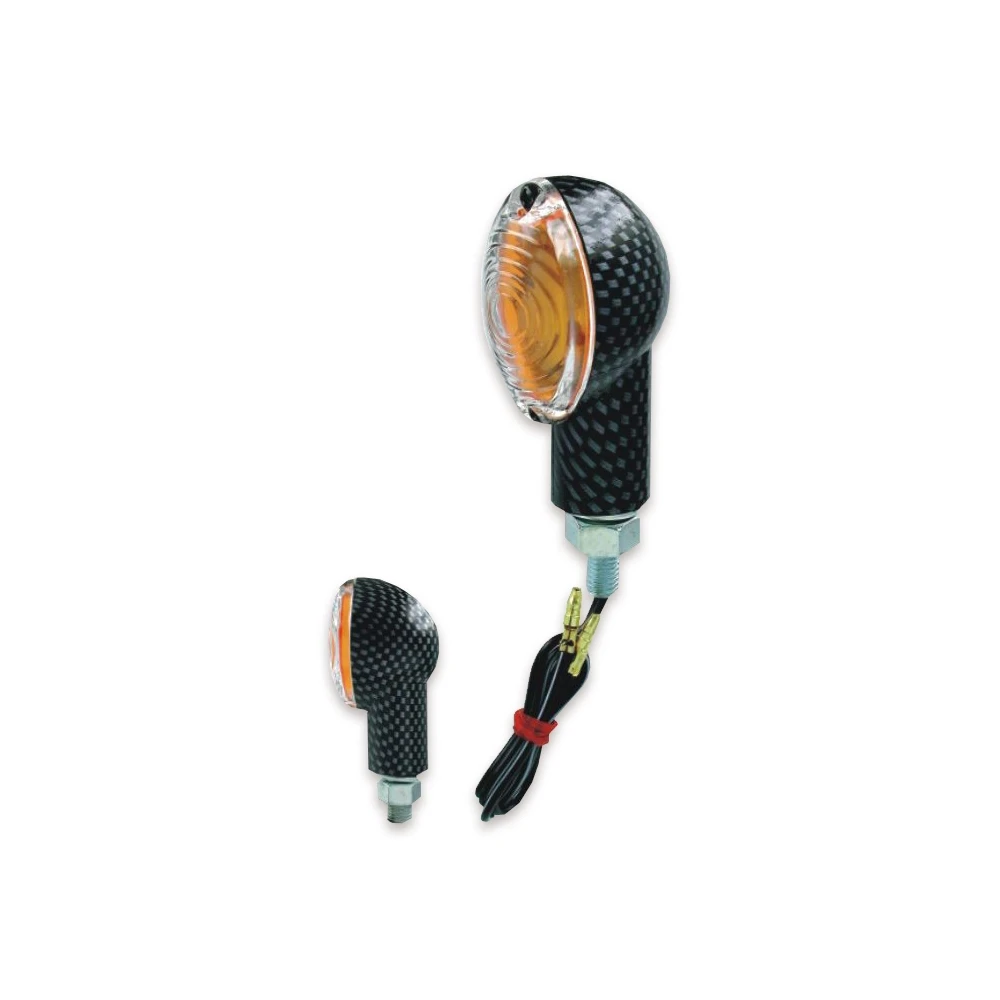Blinkerset RMS Ovalia kurz carbon/orange CE