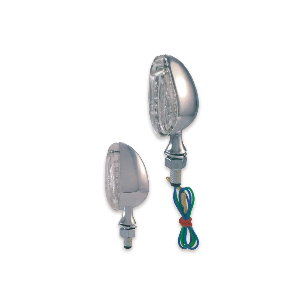 Blinkerset RMS Shiny LED chrom/weiss CE