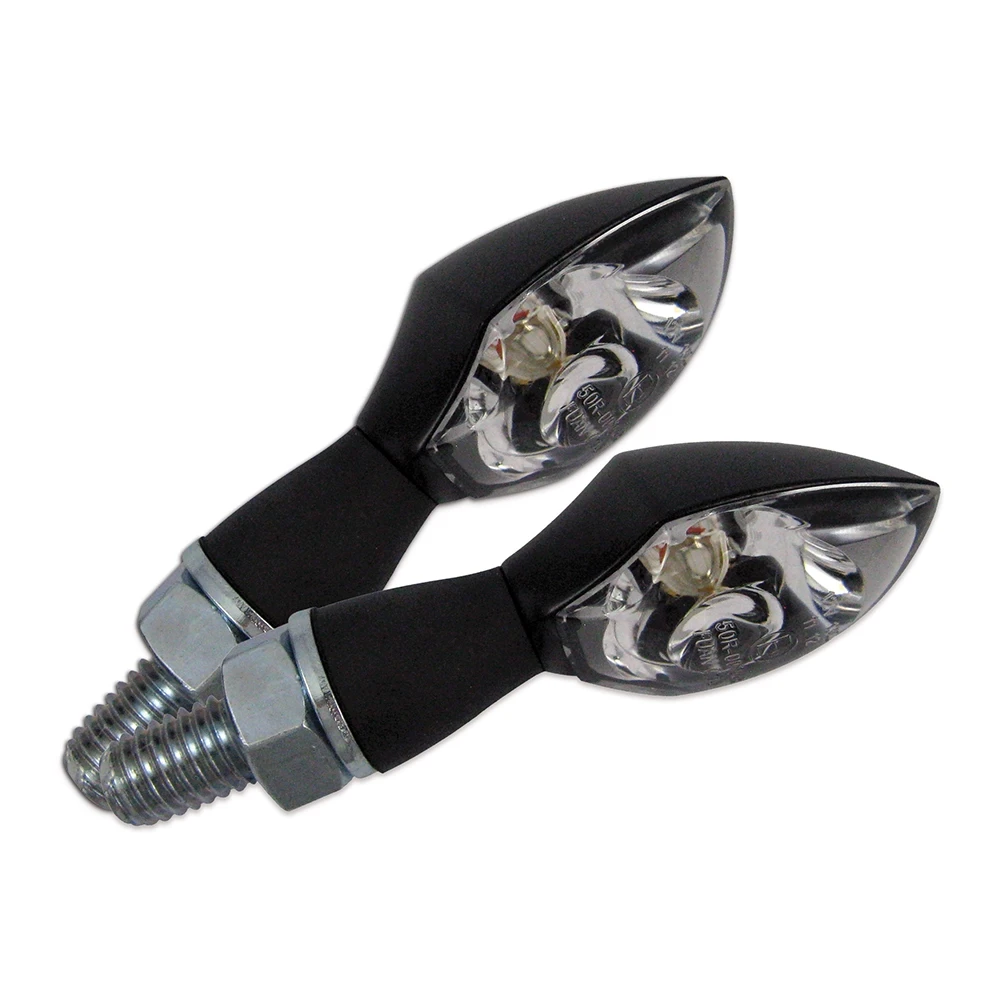 Blinkerset Hyper Mini LED schwarz/klar CE