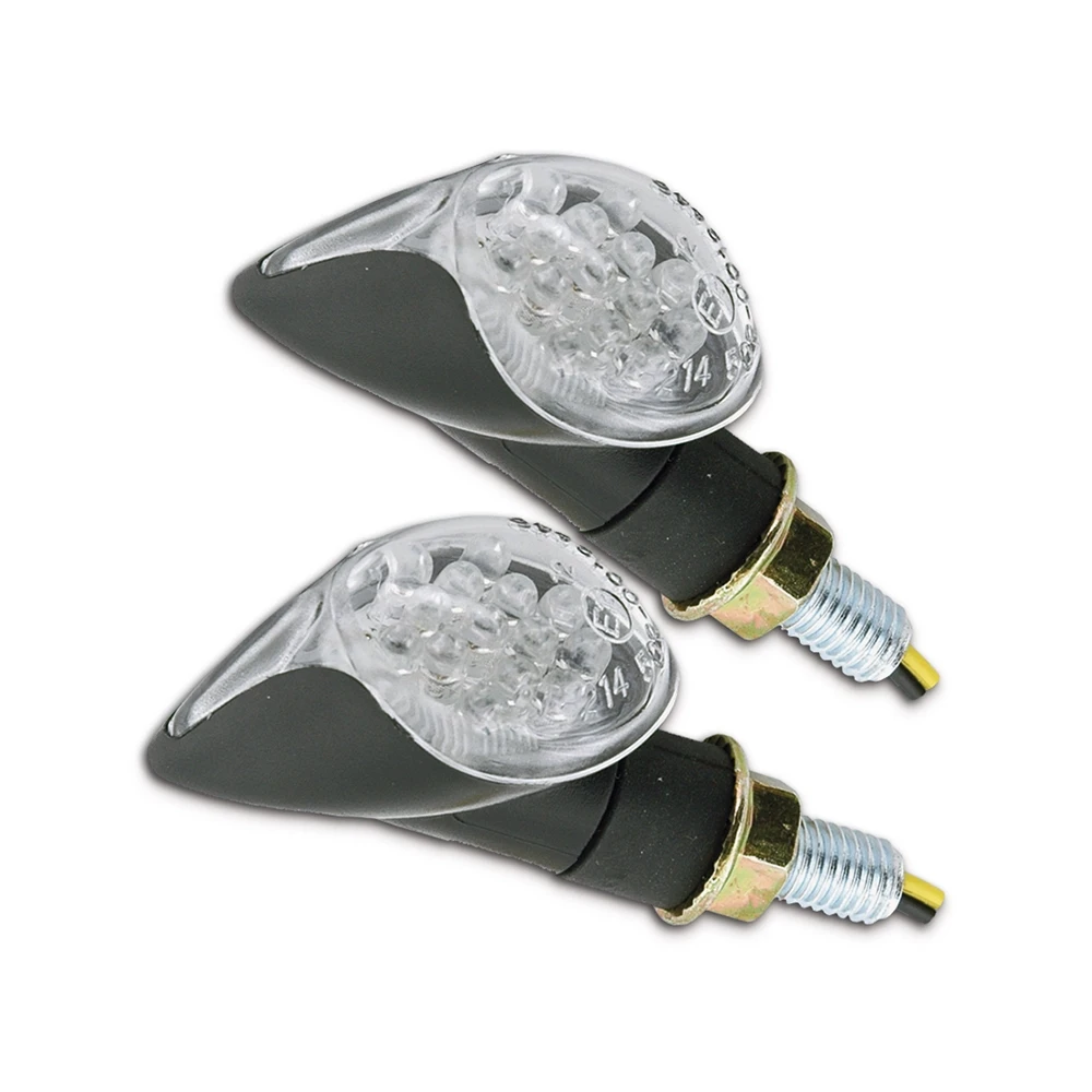 Blinkerset Vicma (Miniblinker) Bubble 15 LED 12V 1W schw CE