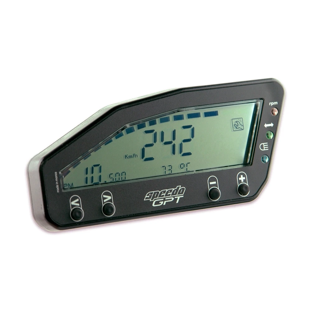 Tachometer GPT D3 CC digital Motorrad/universal schwarz