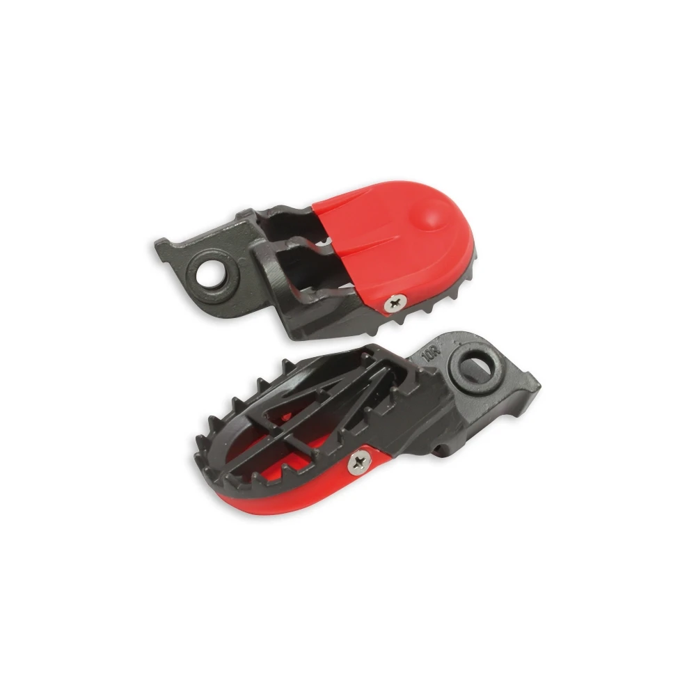 Fussrasten DRC Stahl mit Slider Yamaha WR/YZ125-450 schwarz