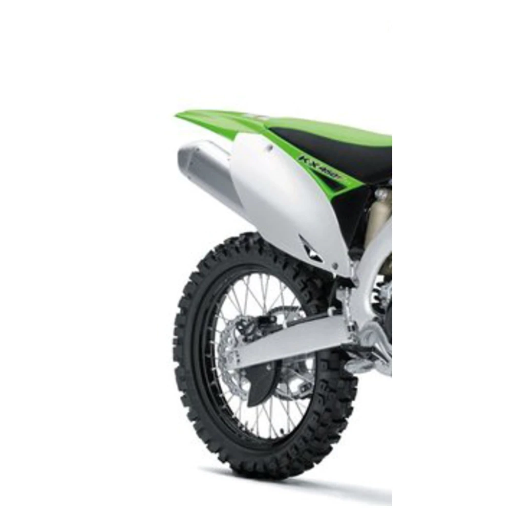 Seitenteile hinten weiss Kawasaki KX450F 06-08