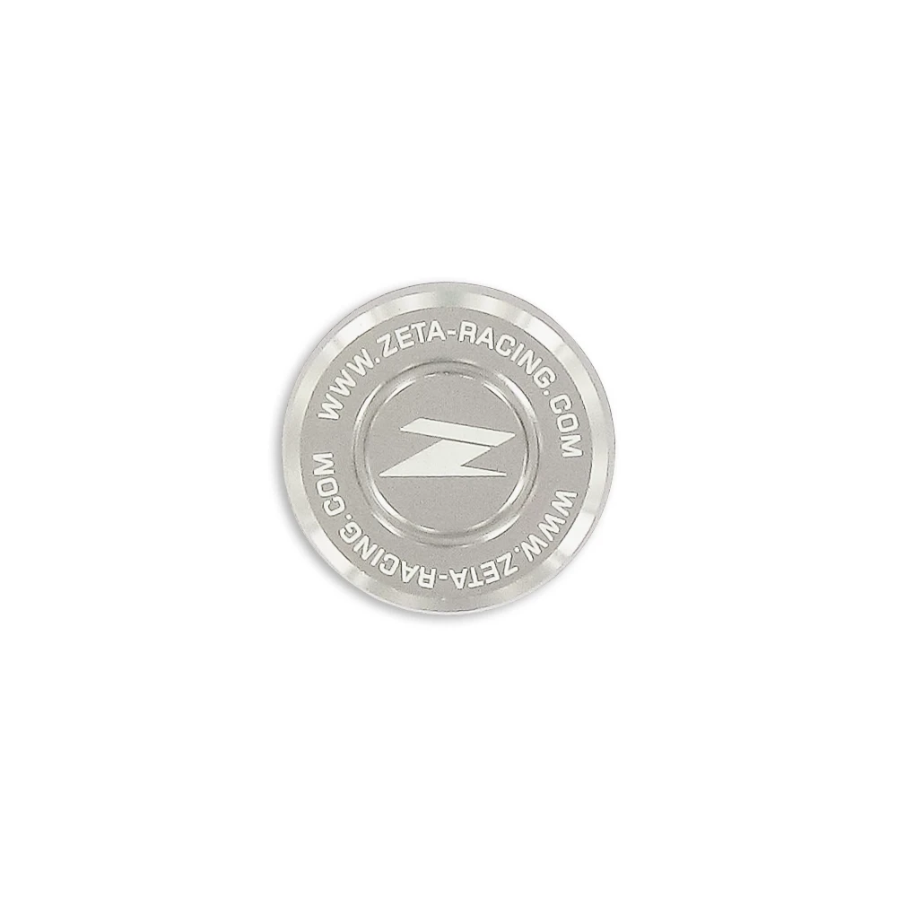 Abschlussdeckel zu Lenkkopfmutter ZETA Alu titan-farbig