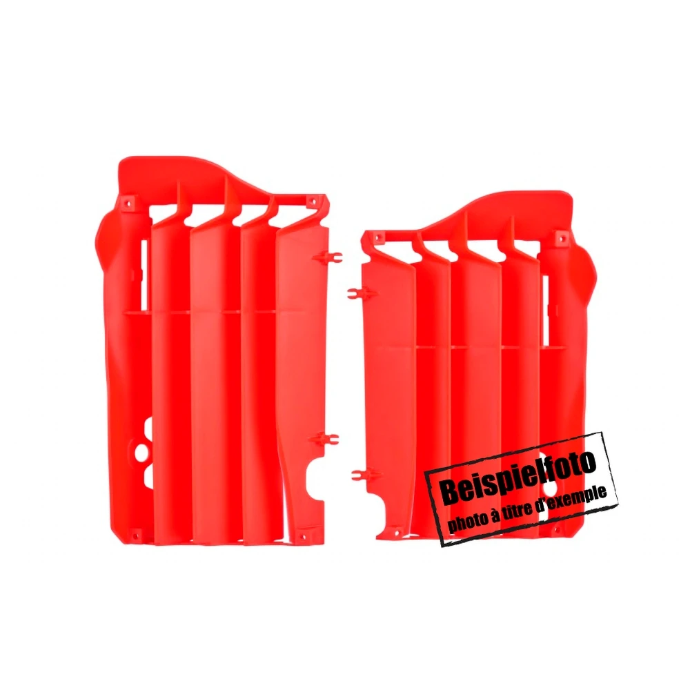 Kühlerprotektor Honda CRF 450 R 13-14 weiss