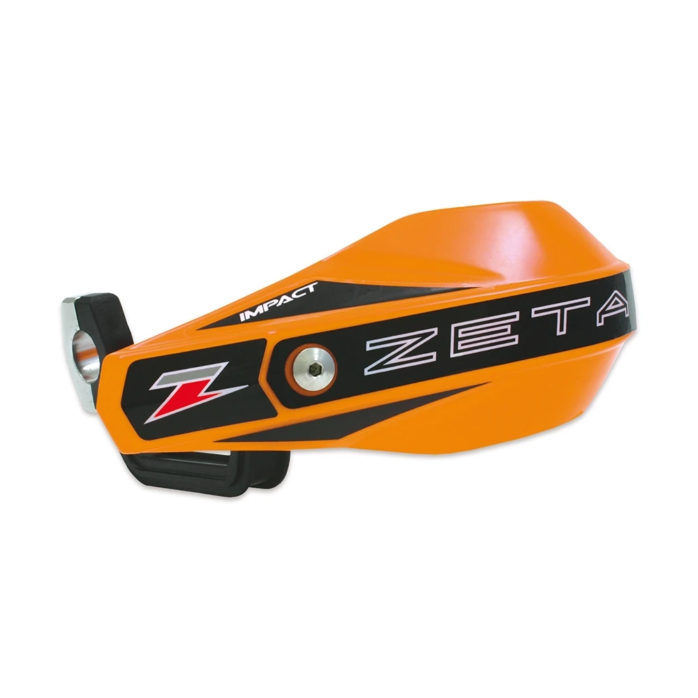 Handprotektoren ZETA orange mit Halterung