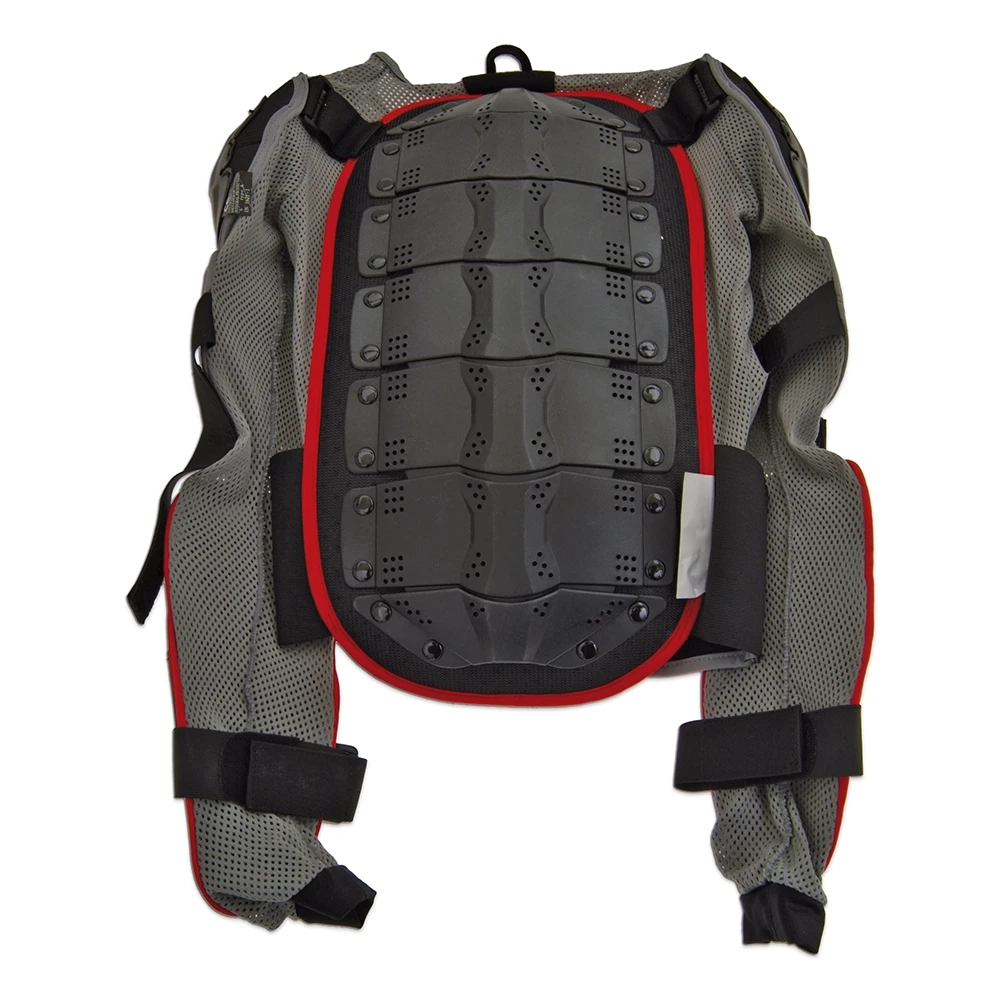 Brustpanzer Polisport Body Armor schwarz/rot Grösse L