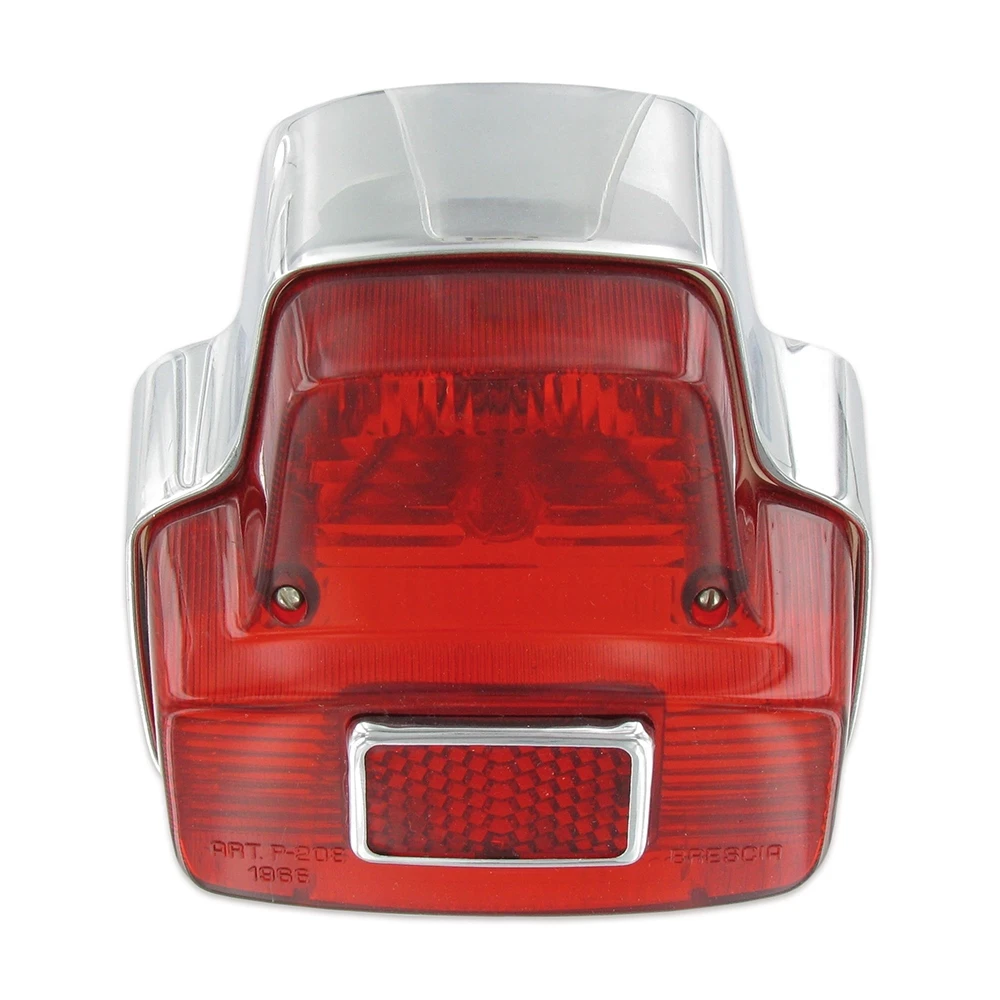 Rücklicht chrom/rot Vespa 125 Super/GT (R.O. 91419)