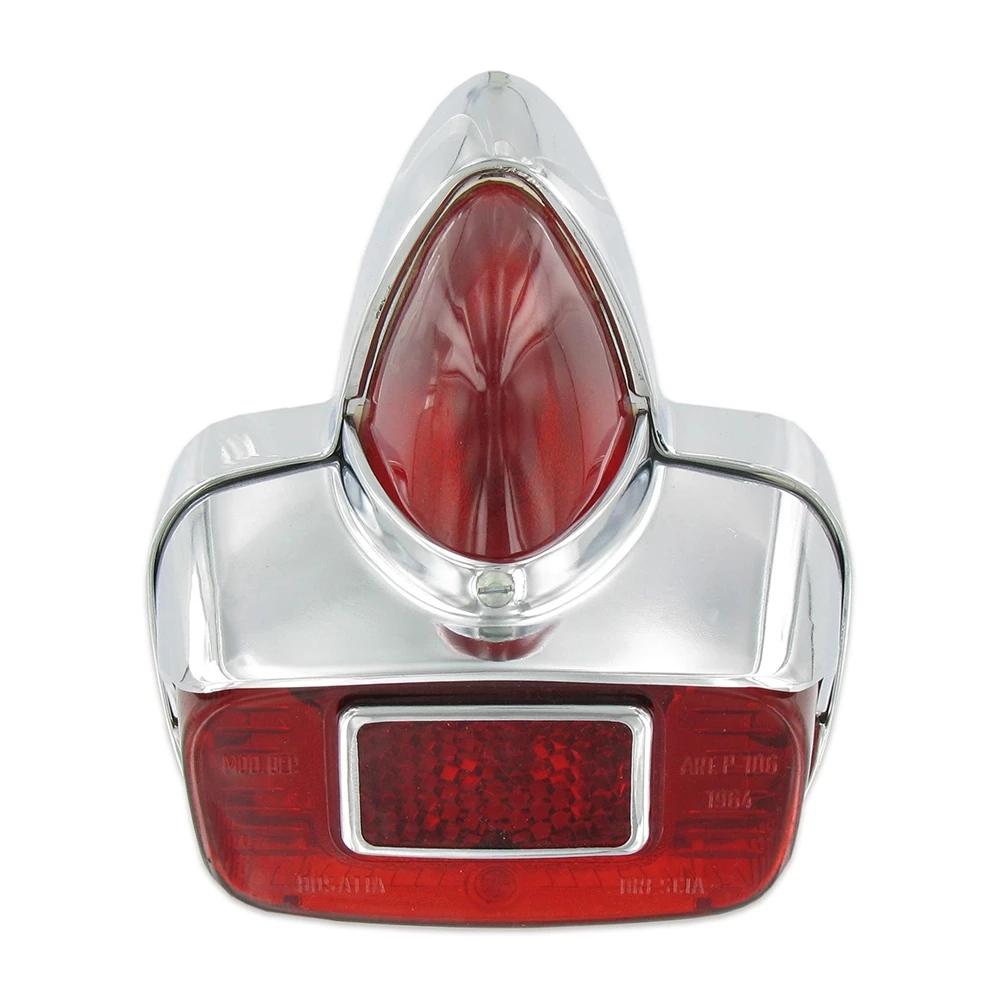 Rücklicht Gabor chrom/rot Vespa 125 VBA1 (CH-Hom)