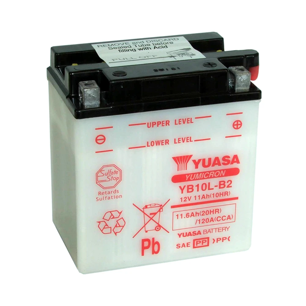 Batterie YB10L-B2 Yuasa offen ohne Säure