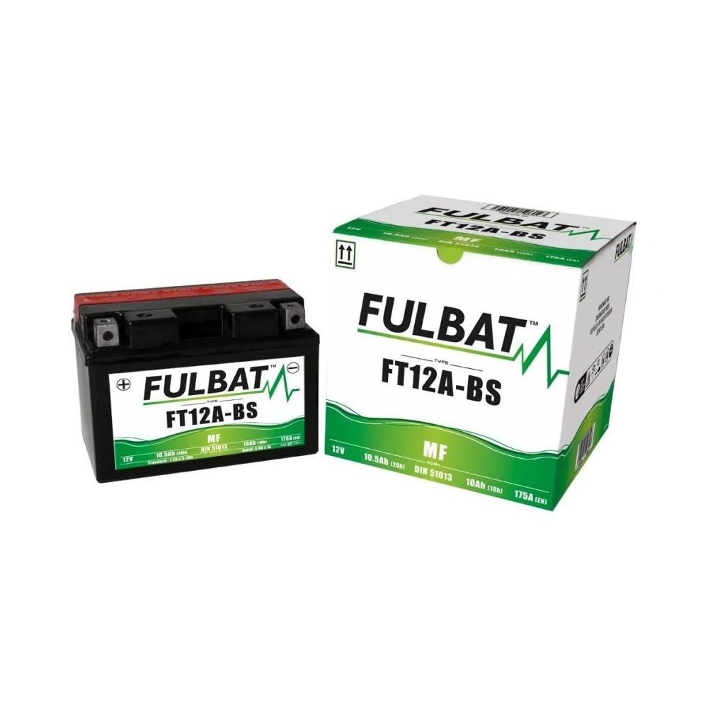 Batterie YT12A-BS FULBAT mit Säurepaket FT12A-BS