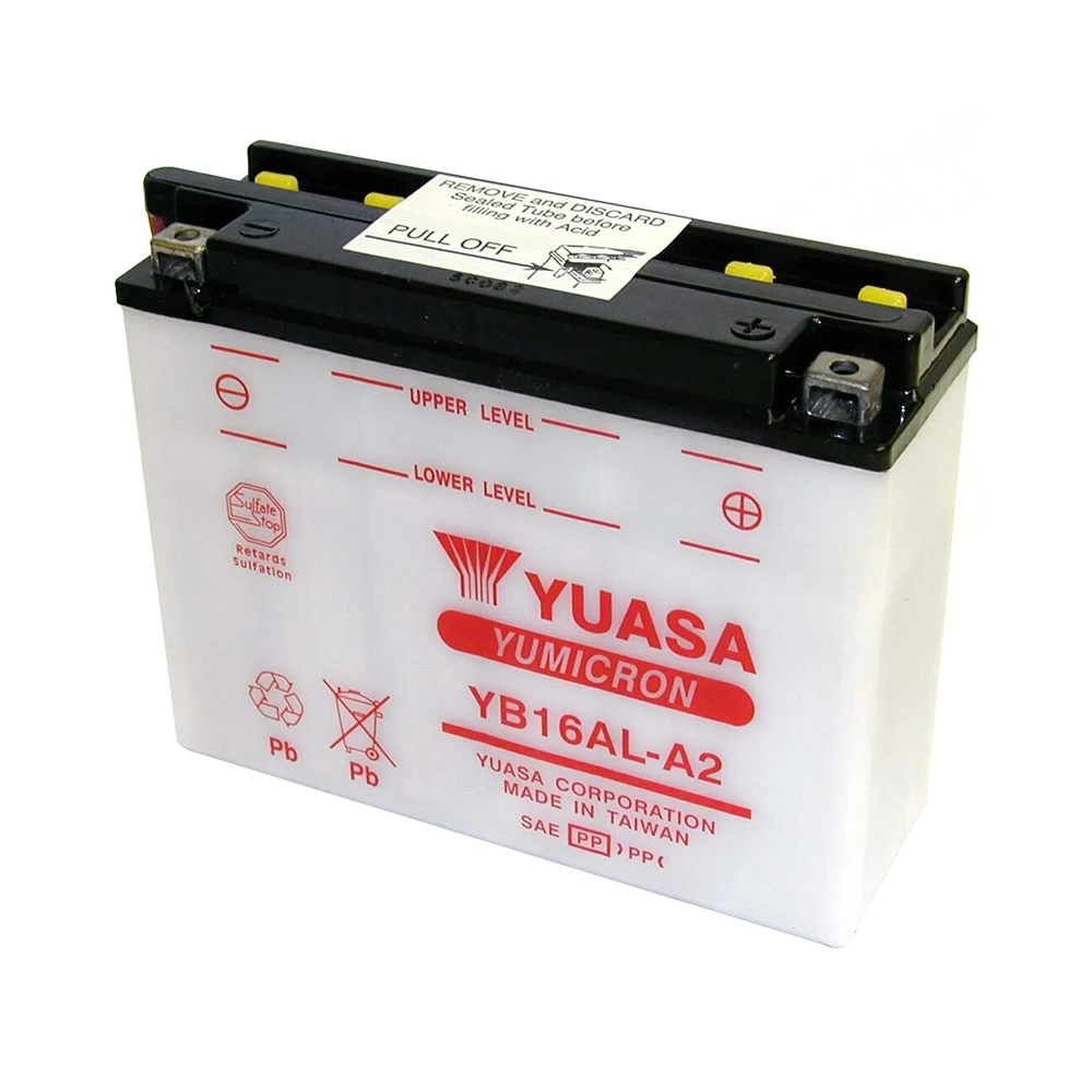 Batterie YB16AL-A2 Yuasa offen ohne Säure