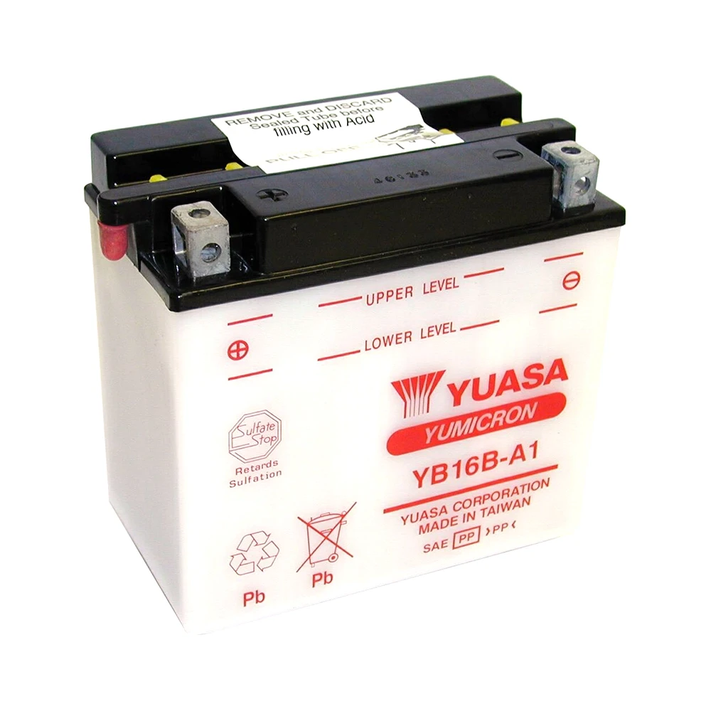Batterie YB16B-A1 Yuasa offen ohne Säure