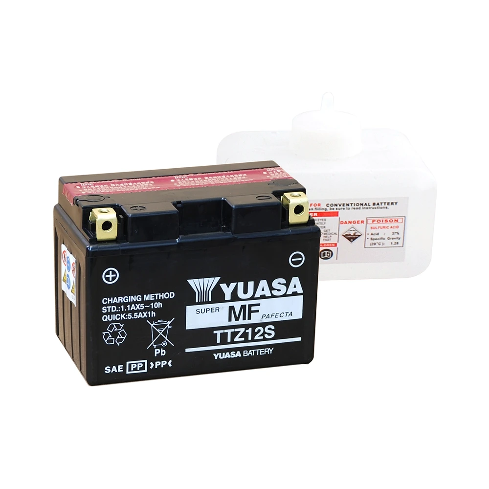 Batterie YTZ12S Yuasa mit Säurepaket (TTZ12S-BS)