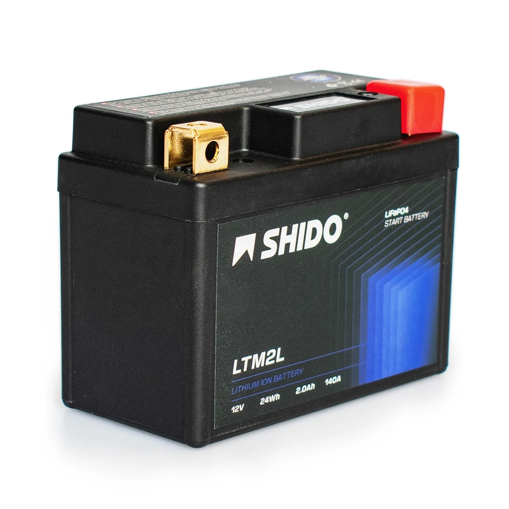 Batterie LTM2L SHIDO Lithium Ion Honda CRF 250-450, Kawasaki KX 250, 450