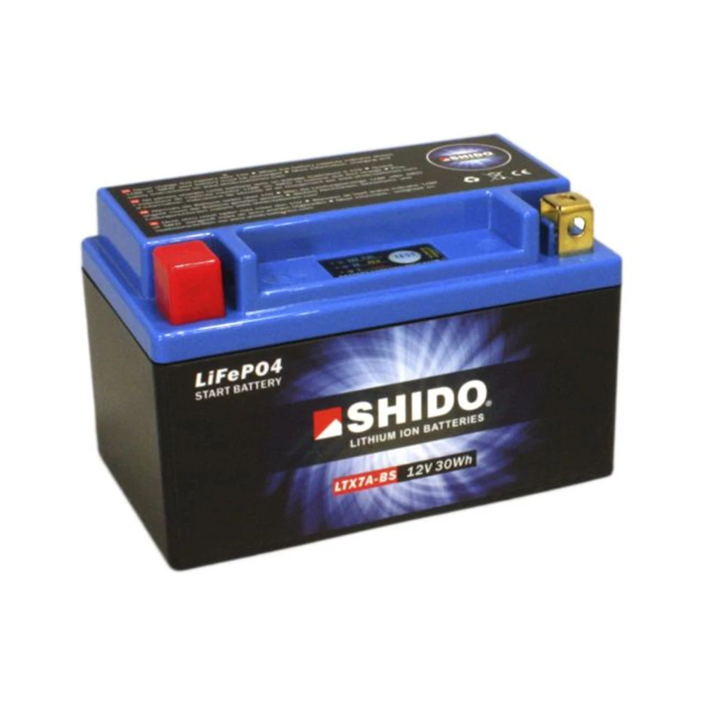 Batterie YTX7A-BS SHIDO Lithium Ion (LTX7A-BS)