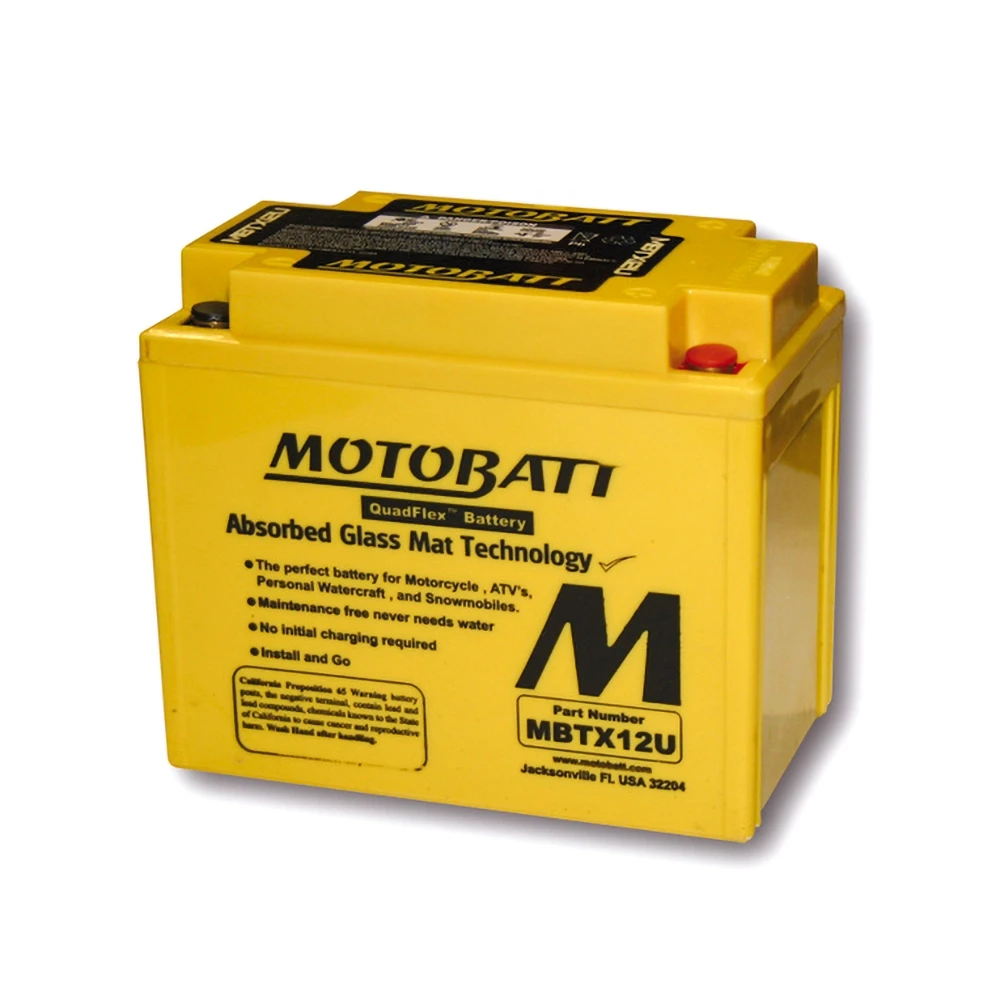 Batterie MOTOBATT MBTX12U (LF-AGM) 12V/14.5Ah - 151x87x130mm