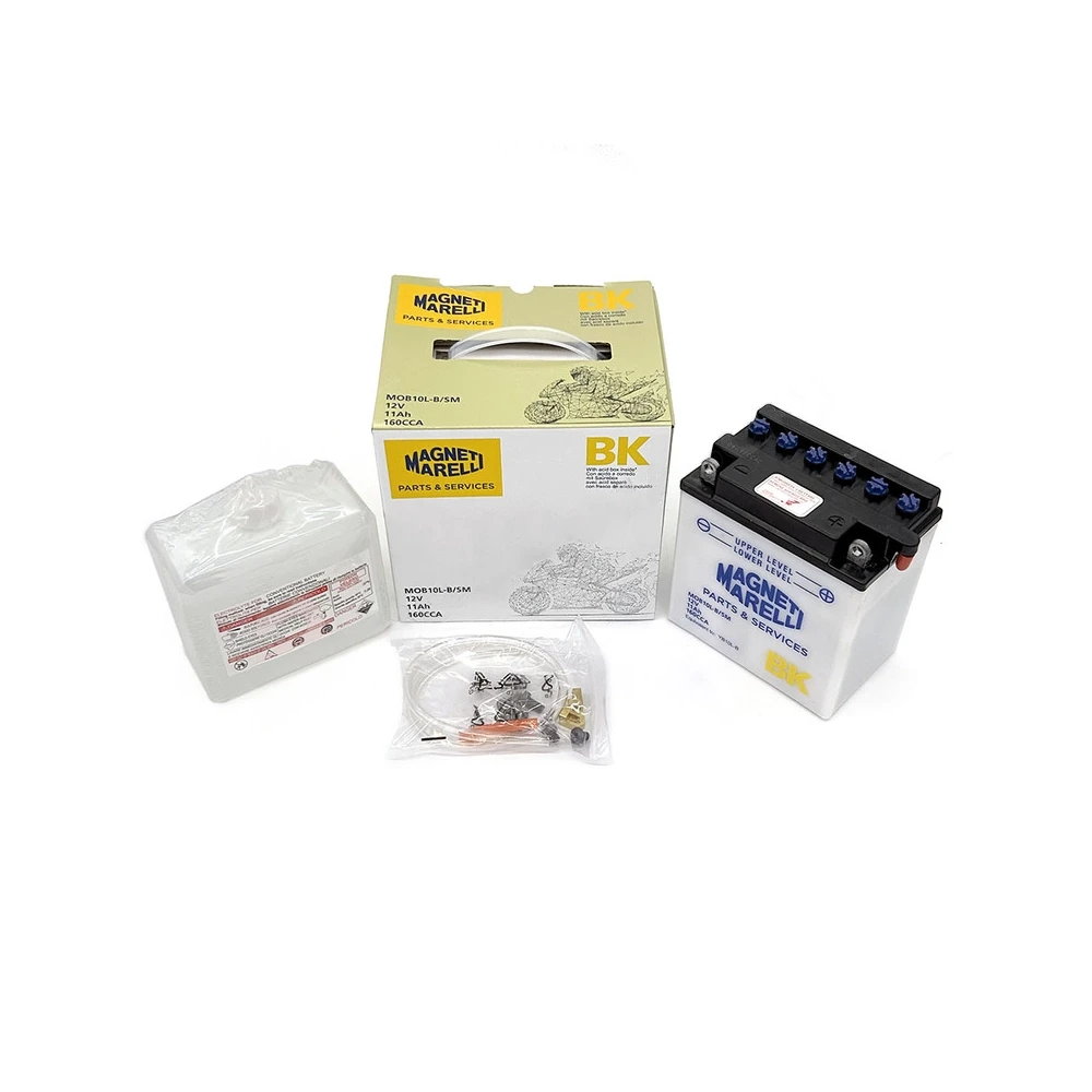 Batterie YB10L-BP  MAGNETI MARELLI offen mit Säurepaket MOB10L-B-SM