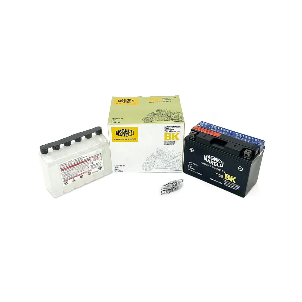 Batterie YT9B-BS MAGNETI MARELLI mit Säurepaket MOT9B-BS