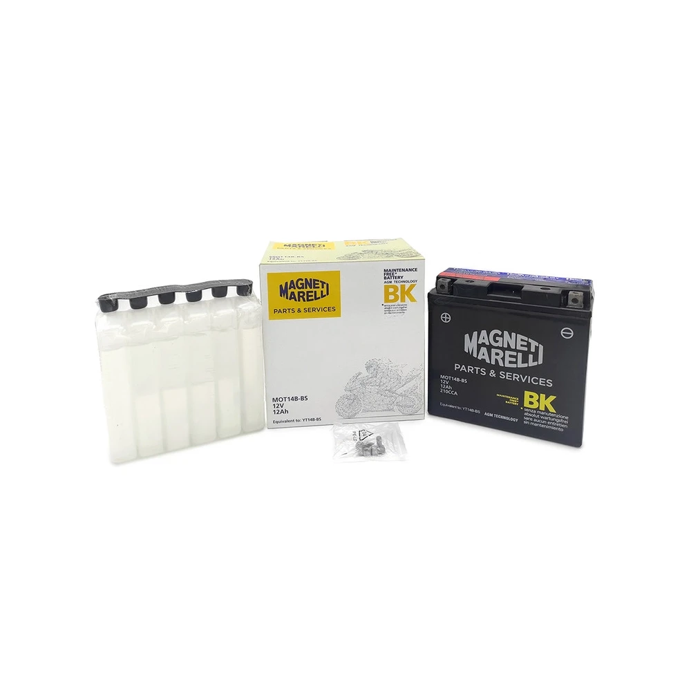 Batterie YT14B-BS MAGNETI MARELLI mit Säurepaket MOT14B-BS