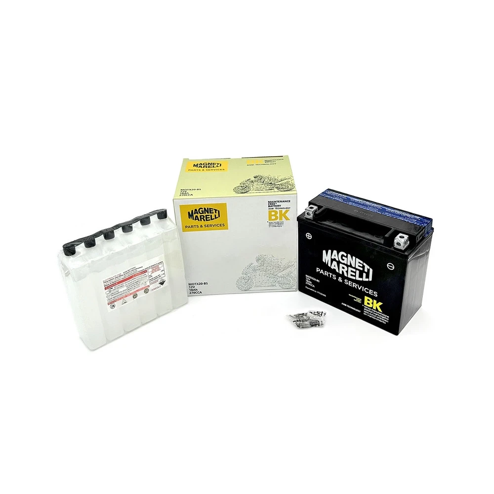 Batterie YTX20-BS MAGNETI MARELLI mit Säurepaket MOTX20-BS