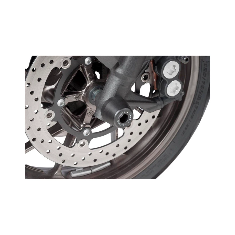 Sturzpads für Gabel Puig MT-09 13 -> schwarz (Paar)