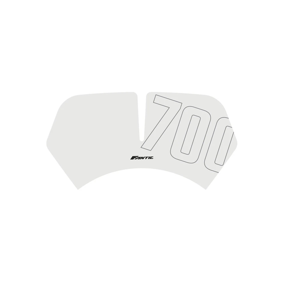 Aufkleber/Sticker Lampenspoiler Fantic Caballero 700 grau