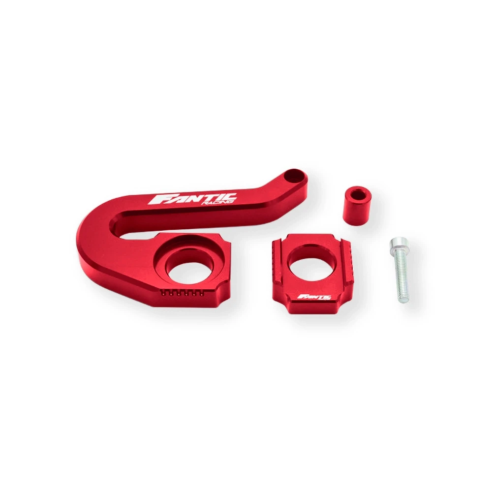 Adapter Bremszange hinten Fantic XE/XX rot eloxiert