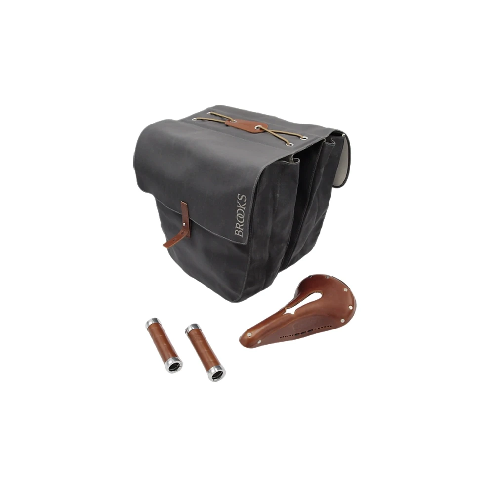 BROOKS MIELE Kit Seitentaschen Paar, Sattelüberzug, Griffe Paar Fantic E-Bike