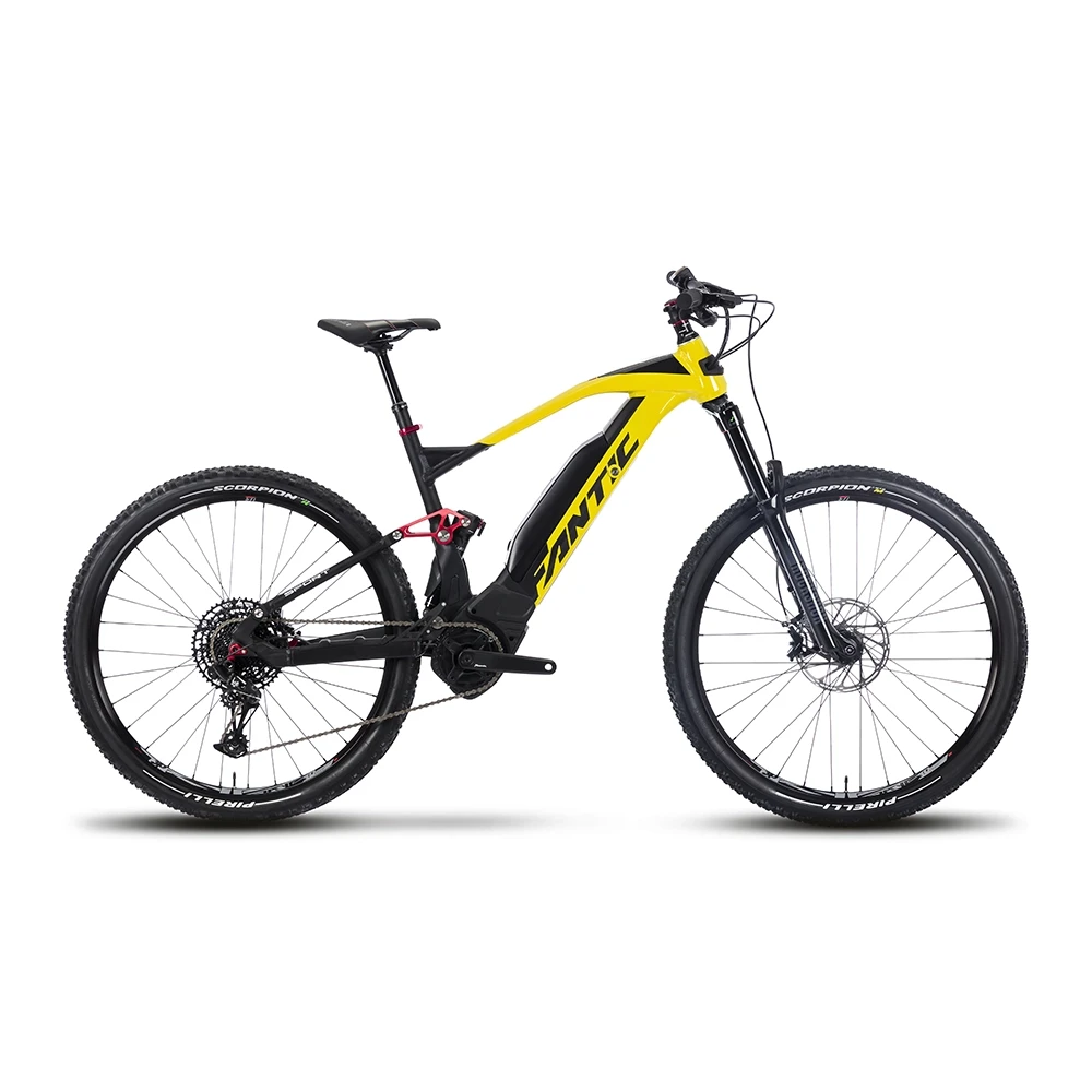 FANTIC E-Bike Integra XTF 1.5 630Wh 150mm Sport L gelb