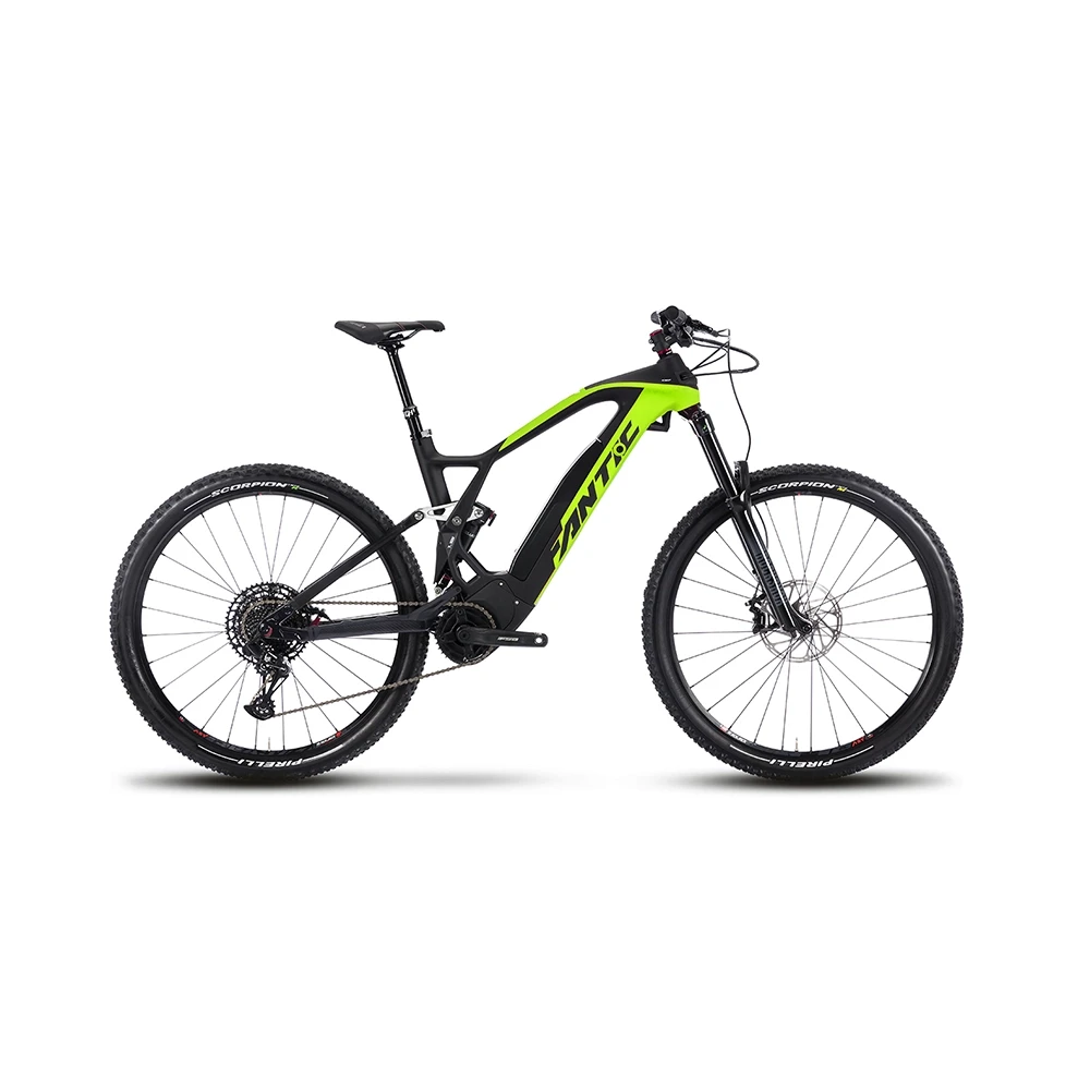 FANTIC E-Bike Integra XTF 1.5 720Wh 150mm Carbon L lime yellow