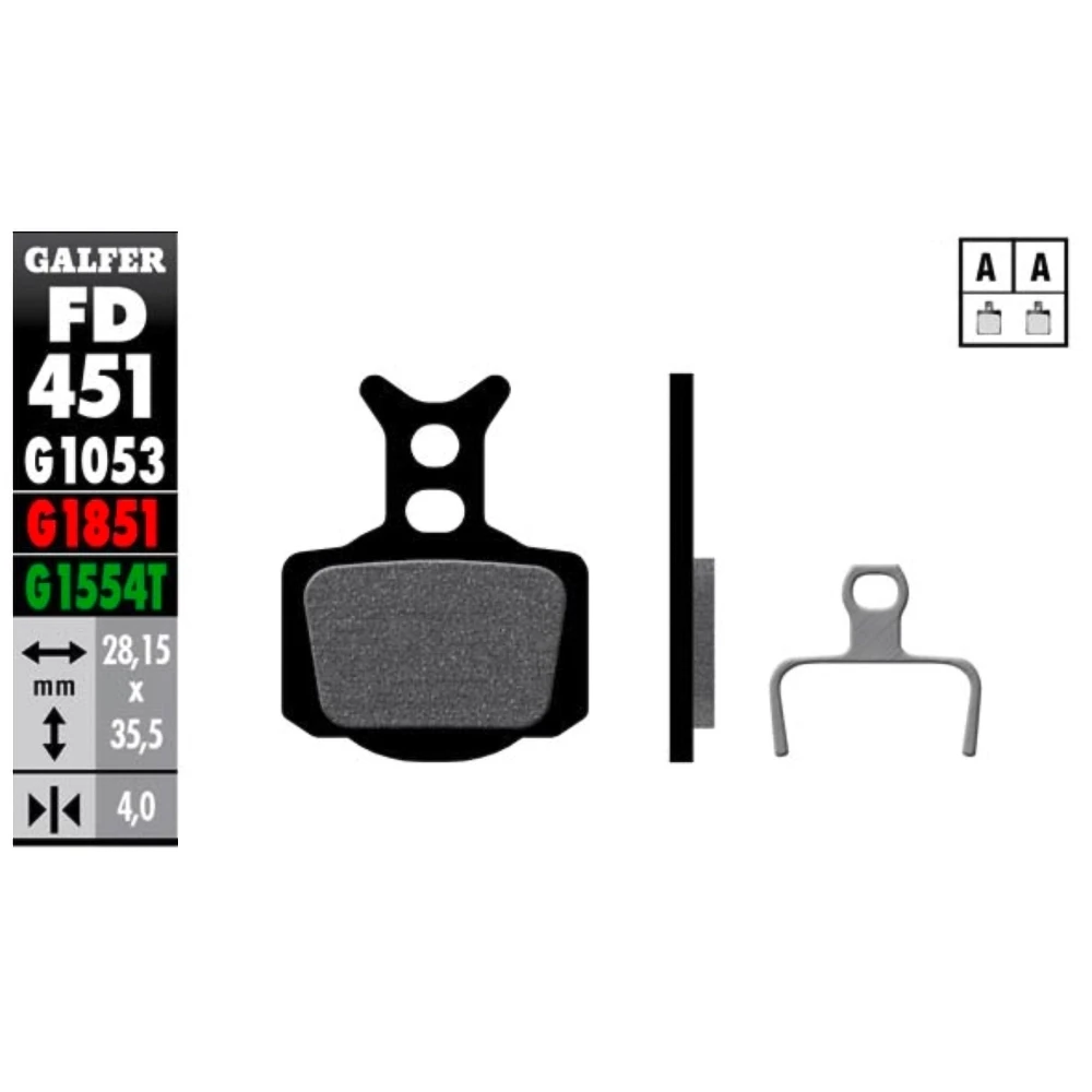 Bremsbeläge Galfer Bike PRO (FORMULA)