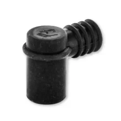 Kerzenstecker RMS in schwarz (für Ø 7mm Kabel) aus Silikon- wasserdicht