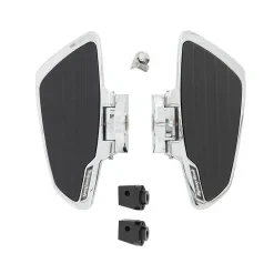 Trittbretter Sozius HH Paar SMOOTH 12.5 x 27.5cm chrom Honda