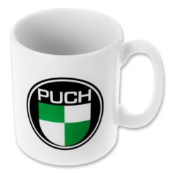 Tasse Puch Logo weiss/grün
