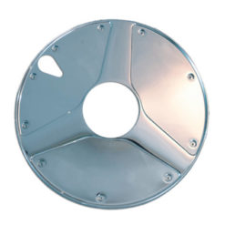 Scheibenrad chrom Piaggio Ciao hinten innen-Ø 2x154mm 16/17 Zoll