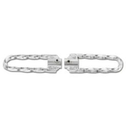 Fussrasterset gedreht U (auf Tretlagerachse) 2 Stück